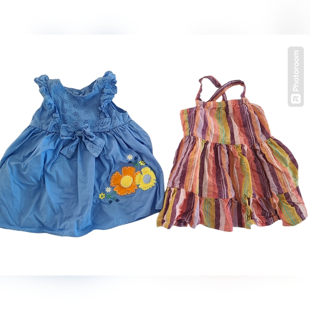 Baby Girl Dress Bundle Carter's and Goodlad Summer Dress Size 18 Months